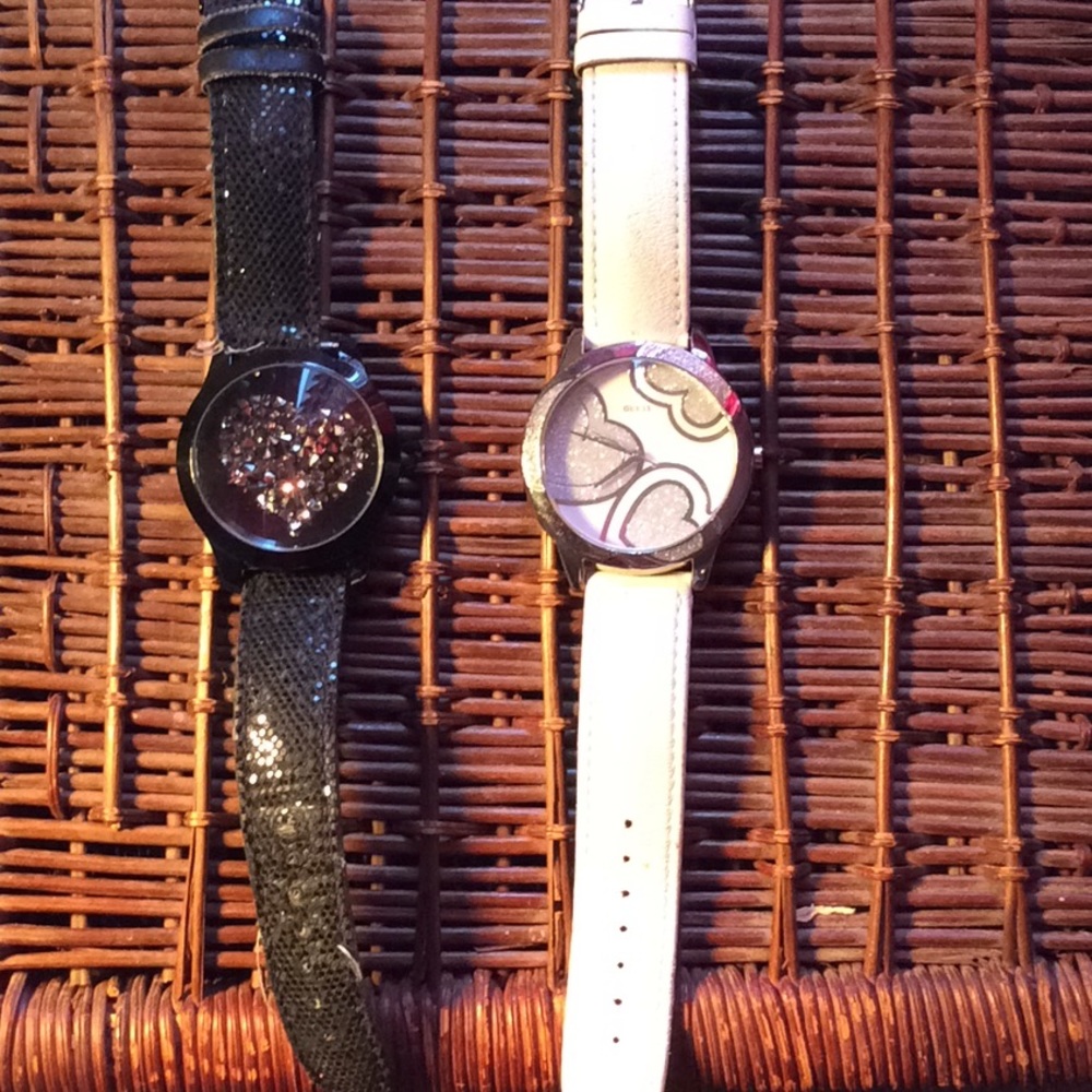 Two authentic guess watches
